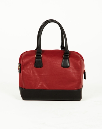 Two toned black/cabernet tote from Glassons $39.99
