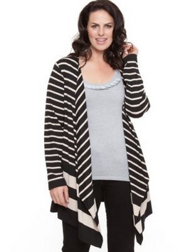 Mirrors Engineered Stripe Cardigan - AUD$139 from The Iconic