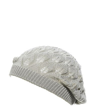 Vintage Knit Beret in Grey Marle from JayJays AUD$15