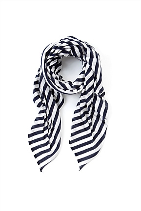 Stripe Jersey Scarf, $54.90 from Country Road