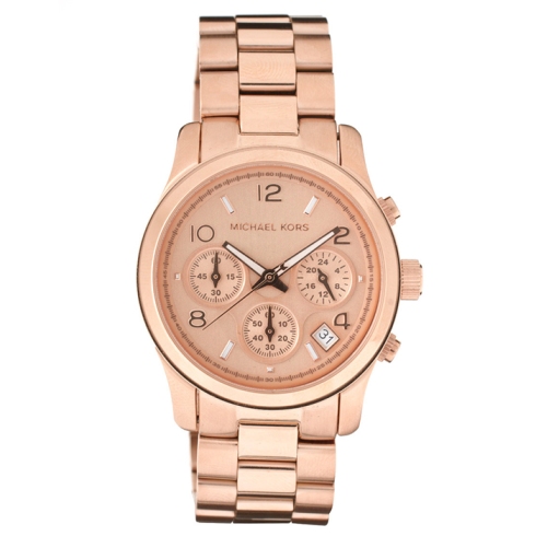 Michael Kors Rose Gold Plated Chronograph Watch, $485.71 from ASOS