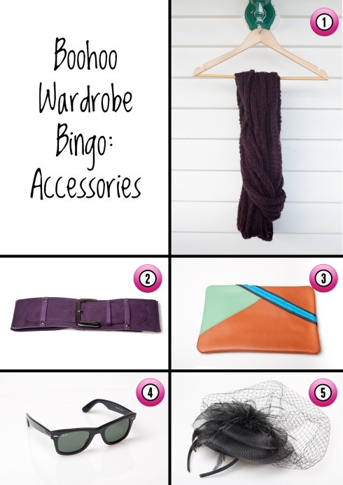Boohoo Wardrobe Bingo Accessories