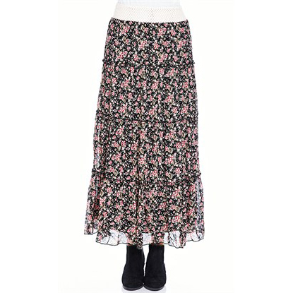 Floral Maxi Skirt, $58.08 from Crossroads