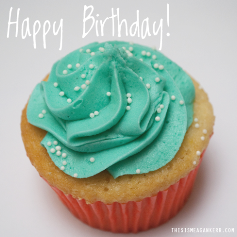 Happy Birthday cupcake