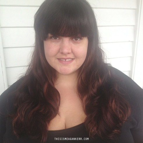 Meagan Kerr Hair Transformation - Before